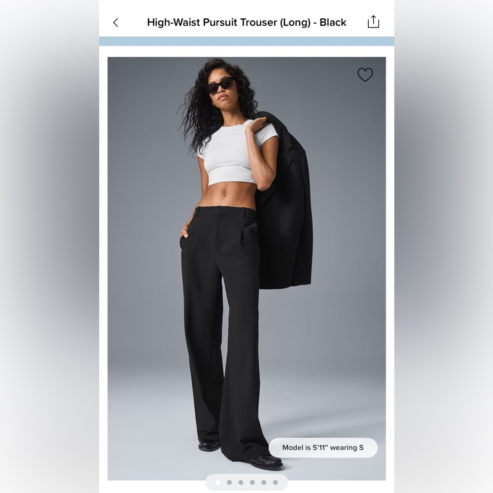 Brand New Alo Yoga High-waist Pursuit Trouser